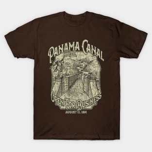 Panama Canal Open For Business 1914 T-Shirt